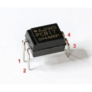 EL817/PC817 DIP-4 Transistor Output Optocoupler (Pack of 5 ICs) EL817/PC817 DIP-4 Transistor Output Optocoupler (Pack of 5 ICs)